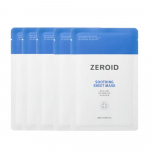 ZEROID Soothing Sheet Mask Pack 5 lehte &ndash; Rahustav ja niisutav mask tundlikule nahale