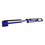 3D Tailgate ert Letter Emblem For F-150 -2024 Rear Black Red Blue Sticker Black/Red