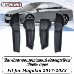 Linnunu Fit for Magotan 2017- Car interior door side storage box door storage and organizing box car interior protection dust and scratch resistant must
