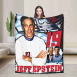 Super soe tekk piknikuks naljakas Jeffrey Epstein voodipesu viskad flanell voodikate kodu kaunistamiseks graafiline diivanvoodi kate 30x40in