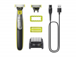 Philips OneBlade Face + Body QP2834/23, 1x Original blade, 1x 360 blade, 5-in-1 comb (1,2,3,4,5 mm), 60 min run time/4hour charging