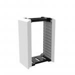 12 m&auml;ngu Universal Games Storage Tower Blu-Ray kettad PS4, PS5, Xbox One, NS jaoks valge