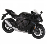 1/9 YAMAHA YZF-R1 YZFR1 Sulamist Valatud Mootorratta Mudel S&otilde;idukite Kogumine Heli ja Valgus Maastikuautomaatratta M&auml;nguasjad Auto must