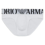 Emporio Armani &Uuml;hev&auml;rviline Kolmnurk Slim Fit Aluspesu Meeste aluspesu Valge 110814CC71600010 S