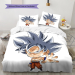 Armas koomiksitegelase Son Goku mustriga voodipesu, tekikomplekt, tekikott, padjap&uuml;&uuml;r, kodu s&uuml;nnip&auml;evakingitus (1 * tekikott + 2 * padjap&uuml;&uuml;ri, ilma s&uuml;damikuta) 135x200cm