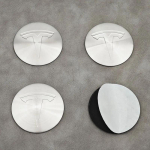 Autokleeps Tesla 40 tk 56 mm Autovelje Keskkatte M&auml;rgis Kleebis Embleem Kleebised Tarvikud Tesla Mudelile 3 Mudel Y S Auto