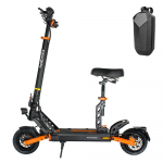 Kukirin GII Pro 600W elektriline t&otilde;ukeratas istmega, 9 vaakumrehvid, 48V 15,6Ah, maksimaalne kiirus 45 km/h, kokkupandav disain, kahekordne vedrustus, IP54 48V 600W 15Ah+Bag (Split Up) oranž/must