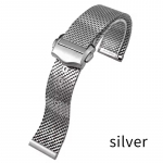 OMEGA Seamaster 007 No Time To Die piiratud v&auml;ljaande 20 mm rihma De Ville Milanese v&otilde;rkk&auml;ev&otilde;ru roostevabast terasest kellarihm 20mm h&otilde;be