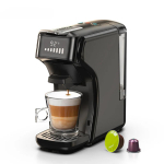 HiBREW H1B kapselkohvimasin, 600 ml veepaak, 20 baari r&otilde;huga ekstraheerimine, k&uuml;lma/kuuma režiim, LED-indikaator must