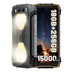 Renoveeritud Blackview BV7300 4G v&auml;li nutitelefon 18 GB + 256 GB 15000 mAh Android 14 K&auml;ep&auml;rane kollane
