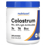 Nutricost, Kolostrum, Maitsetu, 3 g (227 g)