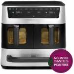 &Otilde;livaba frit&uuml;&uuml;r CUISINART - Airfryer AFT13XSSE - Maht 13,6L - Kaks korvi + 1 sahtel - Must / Roostevaba teras - 2400W must