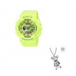 CASIO Baby G BA 110YK 3A BA-110YK-3APR Bear Necklace