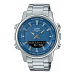CASIO Unisex Vedelkristall/Analoog Kahekordse N&auml;idikuga Seeria Sinine Kell AMW-880D-2A1V AMW-880D-2A1V Blue Dial