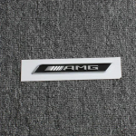 For Mercedes-Benz AMG fender side label GLE-class modification GLE400 GLE450 decorative modification car label sticker Silver black 1pcs gray