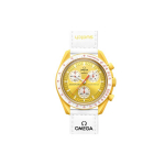 SWATCH X Omega Bioceramic MoonSWATCH Missioon P&auml;ikesele SO33J100 SO33J100 Yellow Watch Dial