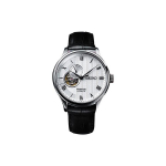 SEIKO Presage 30m veekindel manuaalse mehaanilise liikumisega nahkrihmaga k&auml;ekell Meeste k&auml;ekellad SSA379J1 White Dial