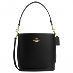 Coach City &Auml;mbrimudel 17 Metallist Logo &Uuml;hev&auml;rviline Nahast &Auml;mbriga Kott Naiste kotid Must CT801-IMBLK Basic Set (Bag+Dust Bag)