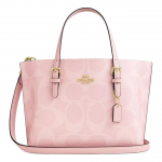 Coach Mollie metallist logo eemaldatava &otilde;larihmaga kott Naiste kott Pulberroosa CAL50-IMPO Basic Set (Bag+Dust Bag)