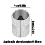 Tihvtpuur Torude Faasimisriist Eemaldusmasin Roostevaba Teras Professionaalne Faasimisriist Hoolduseks Metallit&ouml;&ouml;tlemiseks Torustiku valge