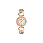 Tissot Flamingo Seeria Kvartsmehhanism Teemantidega Kaunistatud Kalender Veekindel Roosa Kuld Vabaaja Elegantne Kell 26mm P&auml;rlmuttertahvel T094.210.33.116.01 Regular Watch Box,Rose Gold Strap