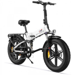 V&eacute;lo &eacute;lectrique - ENGWE - ENGINE X - Moteur 250 W - Batterie 48V 13Ah (>50 km) - Roues 20 x 4,0 valge
