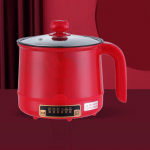 Riisikeetja 2 inimest k&uuml;psetavad nutikas riisipliit Mini multifunktsionaalne majapidamispott elektripliit punane