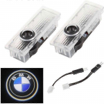 4 tk Autoukse LED-logo Projektor LED-valgus BMW Tervituslogo jaoks Autode Tervitusvalgus Ghost Shadow 25-26s