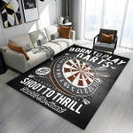 Spordimatt Noolem&auml;ngu sihtm&auml;rgi mustriga Vaip Loov Uksematt Elutuppa Magamistuppa Kodukaunistus Libisemiskindel Vannitoamatt 80x120cm