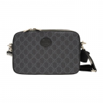 Gucci GG Monogrammiga L&otilde;uendist Messenger Crossbody Kott Mustas V&auml;rvis Unisex'i Igap&auml;evaseks Kasutamiseks Box(Basic Set+Box)