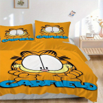 3 tk Garfieldi tr&uuml;kiga tekikottide komplekt - Pehme ja mugav tekikott magamistoa, k&uuml;lalistetoa dekoratiivseks voodipesu komplektiks F014 135x200cm