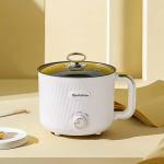Mini Ramenik&uuml;psetaja Shabu Poti Elektriline Koduseks Pasta Keetmiseks Kollane &Uuml;ksik White Single beige
