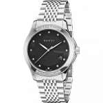 Gucci YA126408 G-Timeless Must sihver Unisex K&auml;ekell 38 mm h&otilde;be