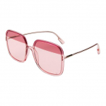Dior kahekihilise ruudukujulise raamiga p&auml;ikeseprillid Naiste p&auml;ikeseprillid SOSTELLAIRE1-0T5TX Pink