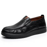 Meeste vabaaja nahast hingavad mugavad jalatsid Business Oxford Flats kingad 38