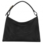 Longchamp Reguleeritava &Otilde;larihmaga T&otilde;mblukuga Nahast T&otilde;mblukuga Kott Eriti Suur Naiste Kotid Must 10298021001 Basic Set (Bag+Dust Bag)