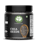Go Vegan Premium Toores T&scaron;iaseemete Purkpakend | Rikas Kaltsiumi, Valgud ja Kiudainete poolest Omega 3 ja Kiudainete Seemned (1 kg) black