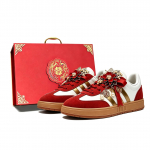 Adidas Gradas Happy Union Katvus Kulumiskindel Libisemiskindel Madalad Rula Kingad Unisex Punane Valge IE9044(Meeskond138-) 36