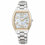 SEIKO Lukia Happy seeria 100 meetrit veekindel kalender raadiolaine korrektsioon p&auml;ikeseenergia kvarts titaanist rihm 27.7*37mm naiste k&auml;ekell emakarp SSQW100 sinine