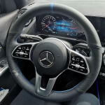 Mercedes Benz A C Klass E260 E300 GLB GLA GLE GLC Manuaalse &Otilde;mblusega Auto Roolikatted Autotarvikud Ehtne Nahk gray