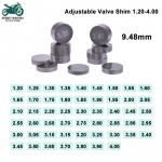 5 tk 9,48 mm klapipuks Mootorratta mootoriosad Reguleeritav 1,2-4,00 mm T&auml;ielik t&auml;itekomplekt Honda Suzuki Yamaha Kawasaki jaoks Valve Shim 3.30-3.50