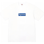 Supreme FW23 karbikujulise logoga t-s&auml;rk 'Valge' Meeste SUP-FW23-051 S white