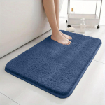 Super vett imav vannitoa p&otilde;randamatt Libisemisvastane vannitoamatt Vannimatt pikkade juustega p&otilde;randamatt Magamistoa uksematt Kodukaunistus (Blue,40cm x 60cm)