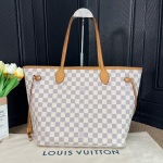 [Kasutatud] Neverfull Mm Ruuduline L&otilde;uend Nahkdetailidega Kandekott - Hea #WBX35U ONE SIZE