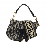 [Kasutatud] Diori minikott Saddle 'Blue Dior Oblique Jacquard' - V&auml;ga hea #ZA5G07 ONE SIZE