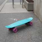 Penny Board V&auml;rviline Rula Kerge 27-tolline Cruiser Algajatele, V&auml;litingimustesse, Light Blue blue