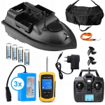 S&ouml;&ouml;dapaat Flytec V010 Kaugjuhtimisega GPS 3 sahtlit Kott 3x aku 1.2 Ah Sonar RF