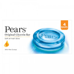 Pears Original Gl&uuml;tseriiniseep - Pehme ja v&auml;rske s&auml;ra 98% puhta gl&uuml;tseriini ja m&uuml;ndiekstraktiga | Parabeenivaba | 125g x 4 125gms x 4