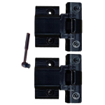 1 komplekt tolmukattehingeid Technicsile SL1200 MK2 MK5 SL1210 jaoks Must liimiga plaadim&auml;ngija tolmukatte hing