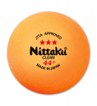 Nittaku Lauatennis Suur 1 Suur Ametlik NB1641 Pallid, 3-T&auml;rni Puhas, Tosin, Pallid, Pallid, Antibakteriaalne, 44mm,